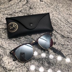 ray ban clubmaster flash sunglasses